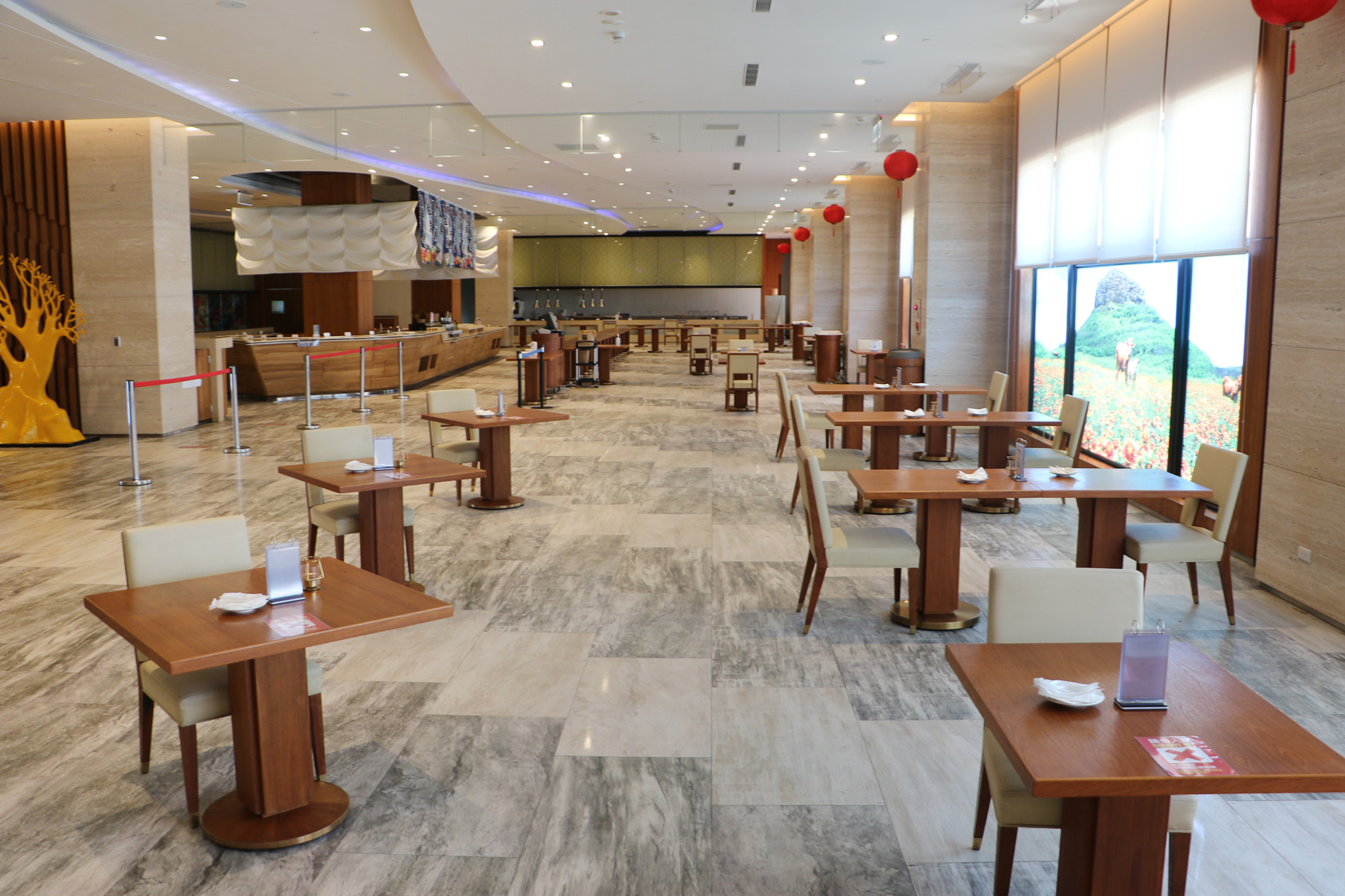 疫情下的餐飲措施 「澎湖福朋喜來登」全臺第一家開放室內用餐飯店