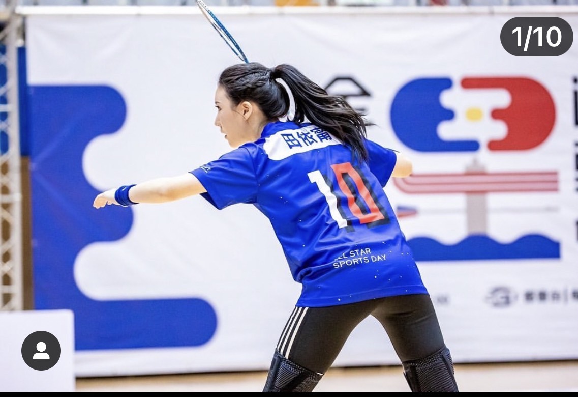 田依甯在全明星運動會展現運動家精神！