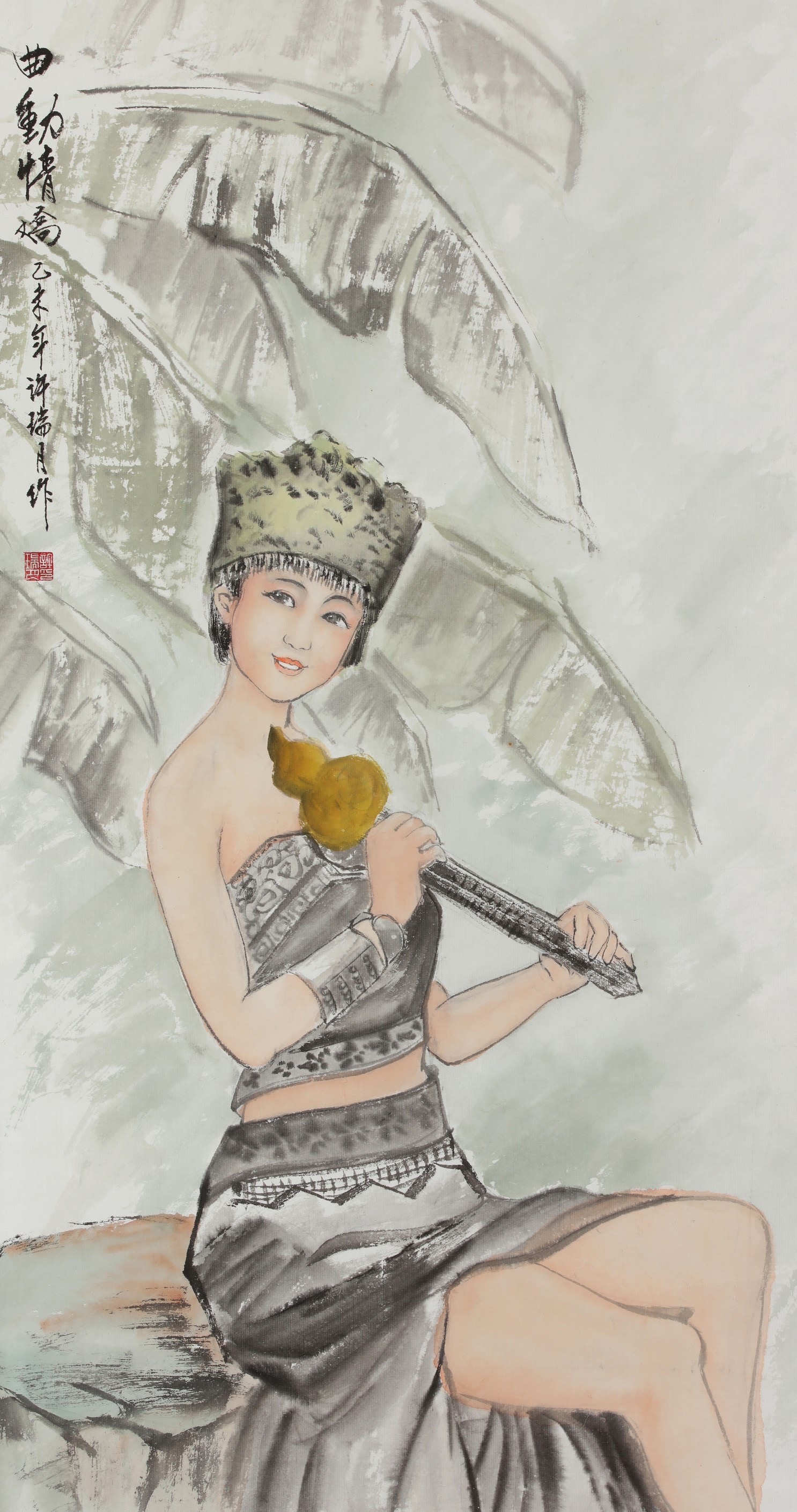 藝術家許瑞月推廣繪畫與書法