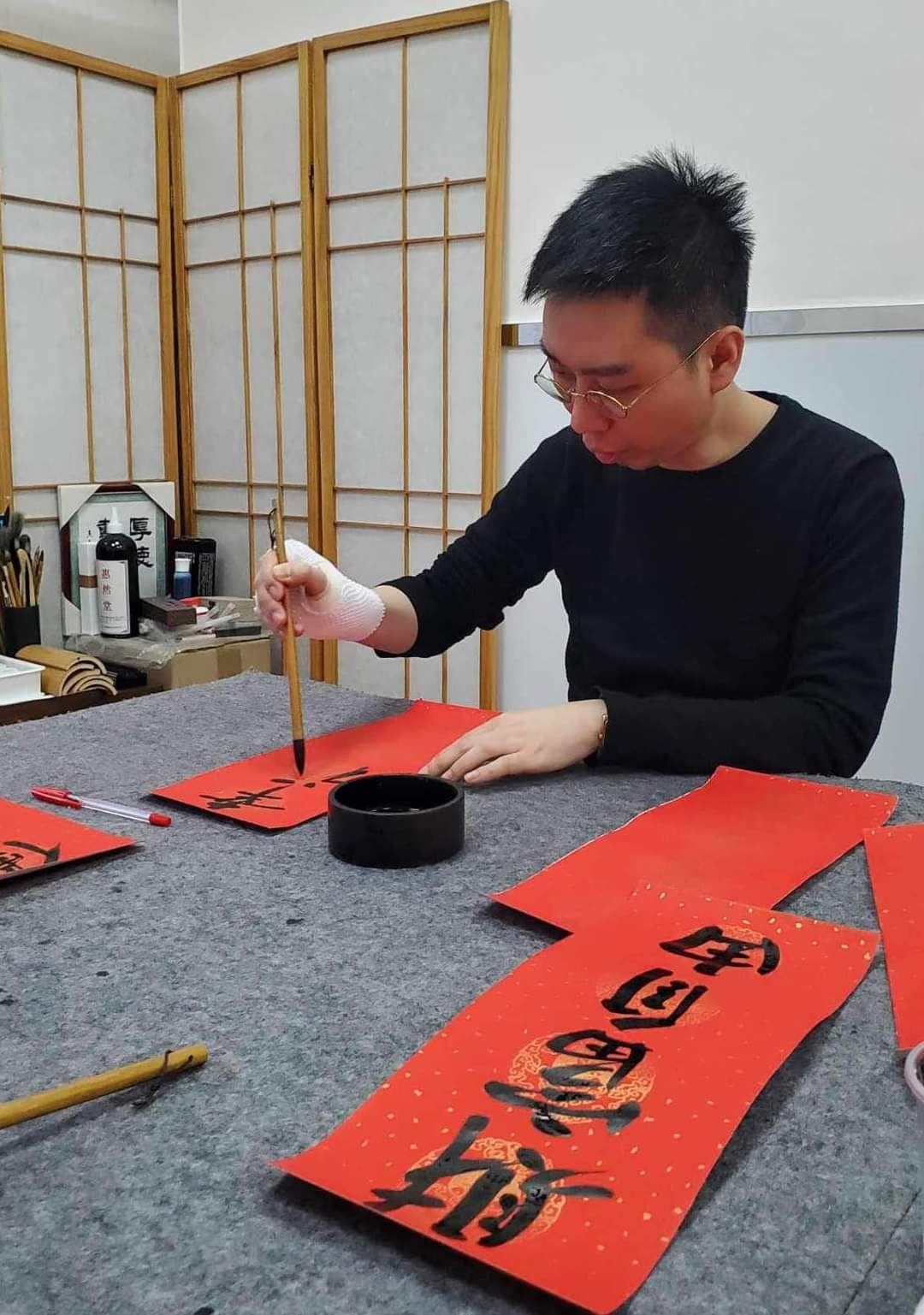 揮春速成  簡單幾招就可以寫好揮春