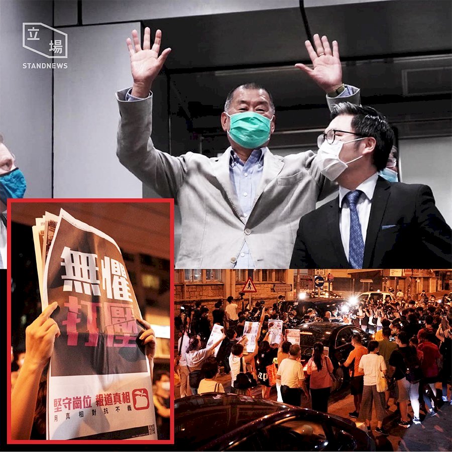 港府引用國安法開始動手，市民不服，而國際祭出制裁