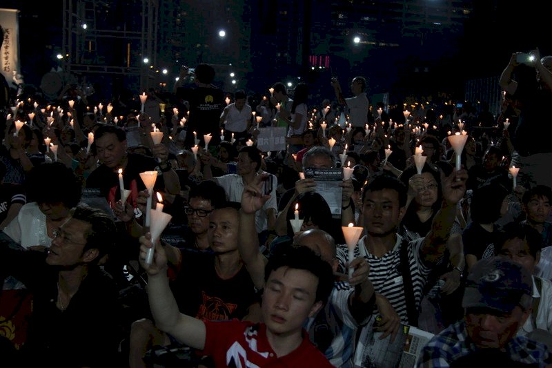 雖然阻力重重，港人堅持紀念六四32週年
