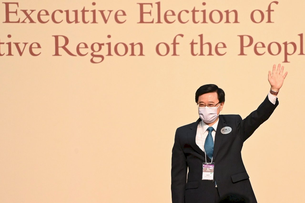 李家超當選香港特首後 中國將轉推對台工作
