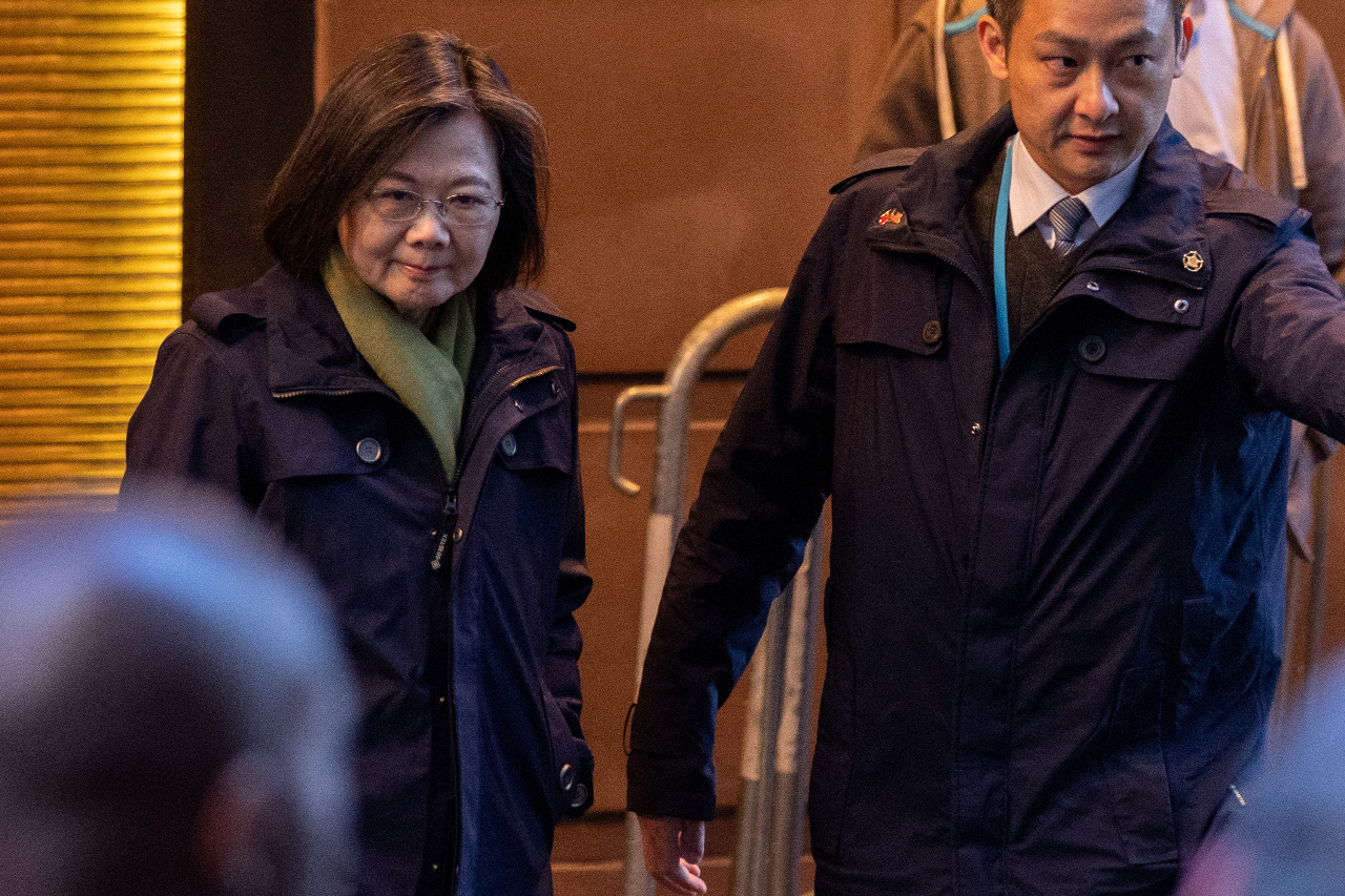 蔡總統出訪中美洲邦交國 過境美國紐約及洛杉磯 引起國際媒體關注