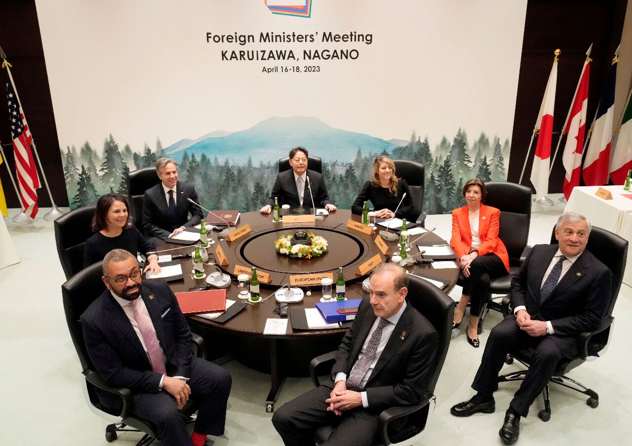 訪史明談德國外長與G7外長會議