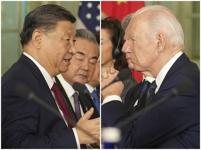 拜登又稱習近平獨裁者！台下布林肯「一秒臉綠」