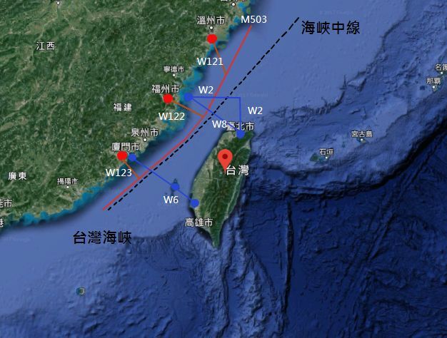 中國更改M503航路就是不照會 軍機因為這樣很危險