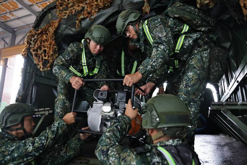 漢光演習轉救災 各軍種動員 按表操課