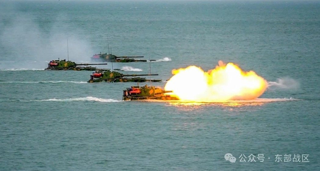 共軍實彈射擊離台很近 加壓進逼也秀拒止實力
